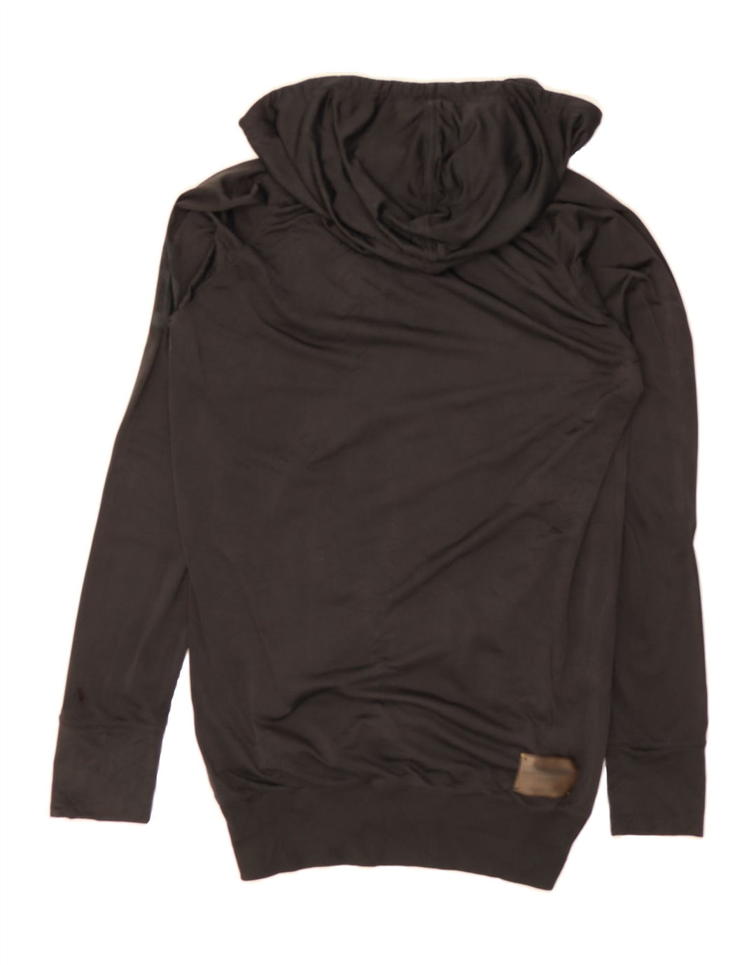 ADIDAS Womens Zip Hoodie Sweater UK 14 Large  Black Polyester Vintage Adidas and Second-Hand Adidas from Messina Hembry 