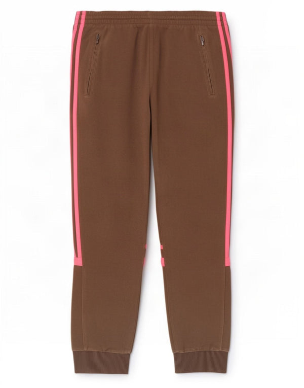 Pantaloni da tuta da donna Adidas Joggers UK 10 Small Marrone Colourblock