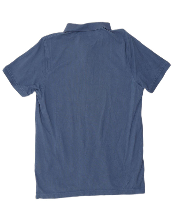 Polo slim fit da uomo Tommy Hilfiger grande in cotone blu