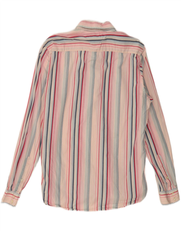 Camicia da uomo Tommy Hilfiger in cotone a righe multicolori medie