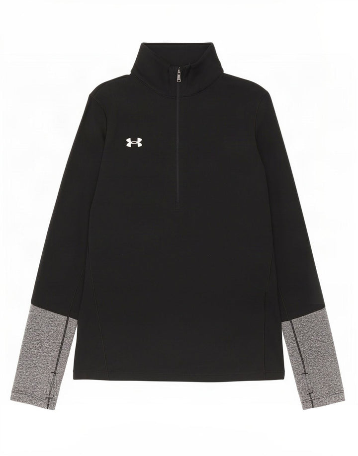 Maglietta pullover da donna Under Armour UK 6 XS Black Colourblock
