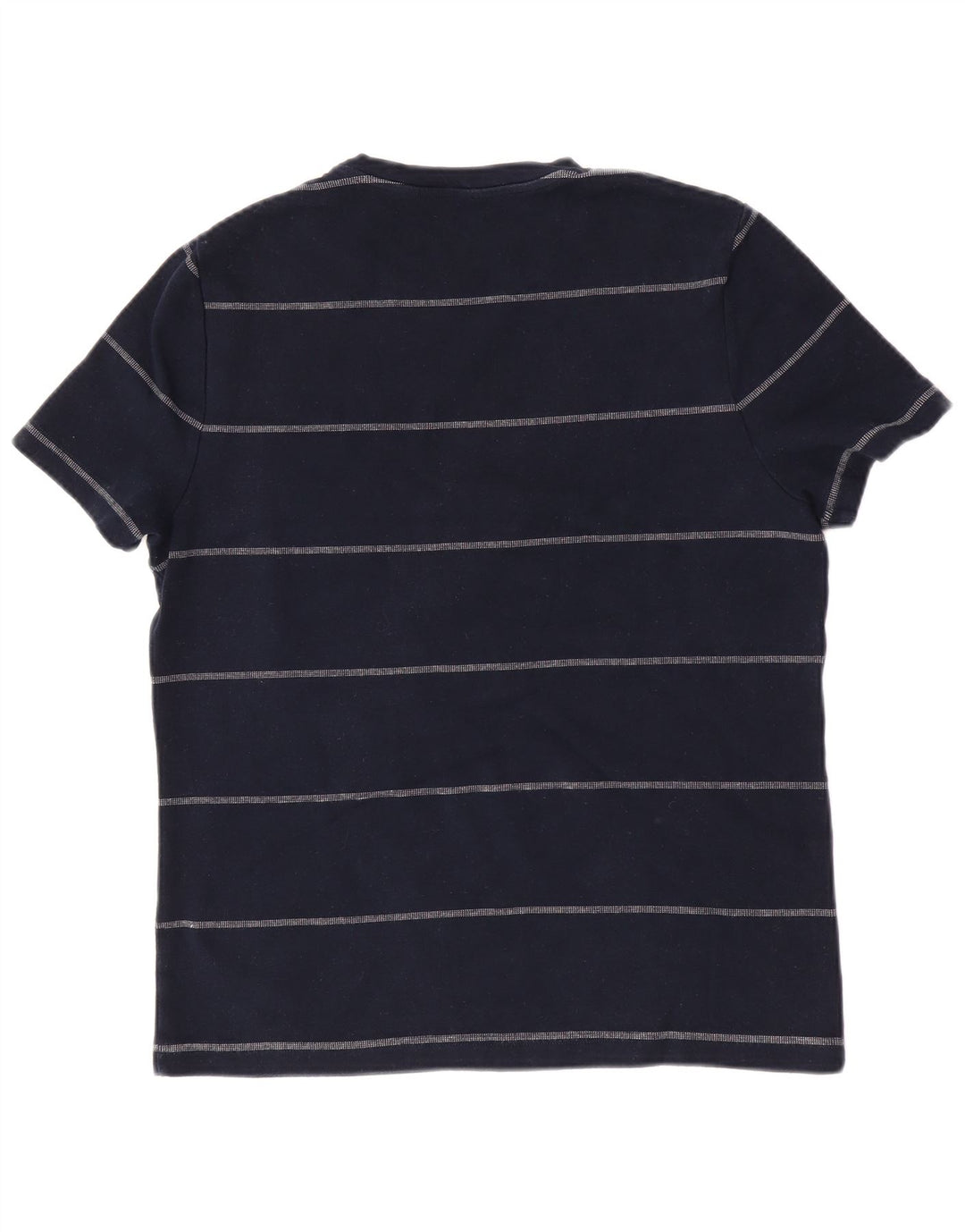 Marks & Spencer - T-shirt da uomo dalla vestibilità regolare, a righe medie, blu navy