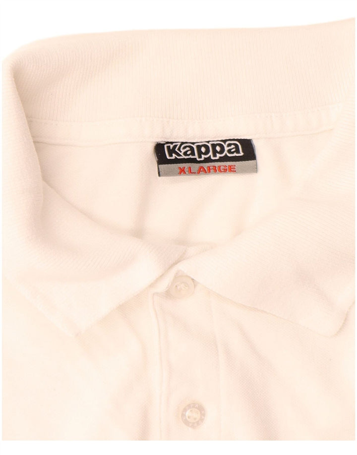 Polo Kappa Uomo XL Cotone Bianco