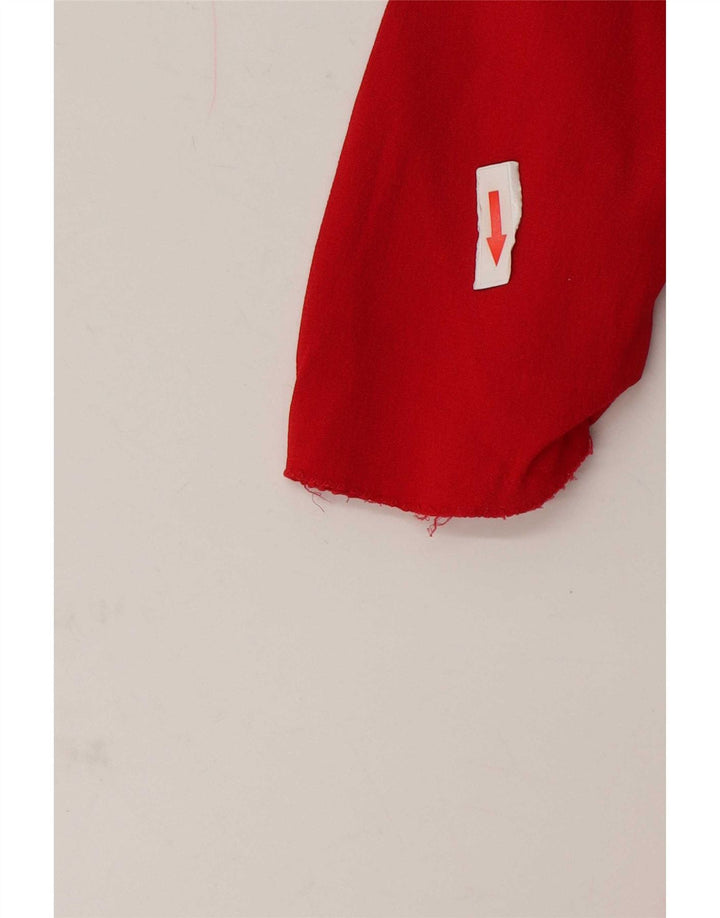 Abito a portafoglio da donna a maniche lunghe Luisa Spagnoli IT 46 Large Rosso Acetato
