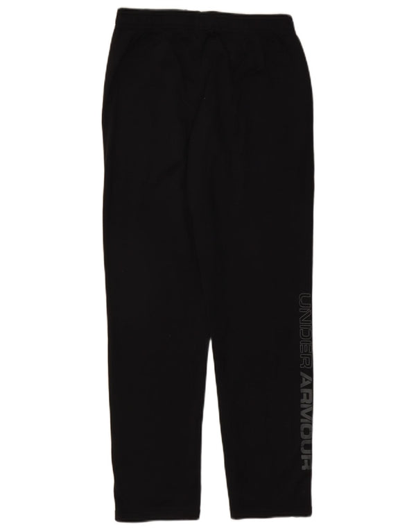 Pantaloni da tuta con grafica da ragazzo Under Armour 11-12 anni Large neri
