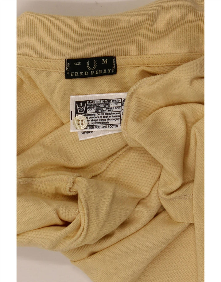 Polo da donna Fred Perry UK 14 in cotone beige medio