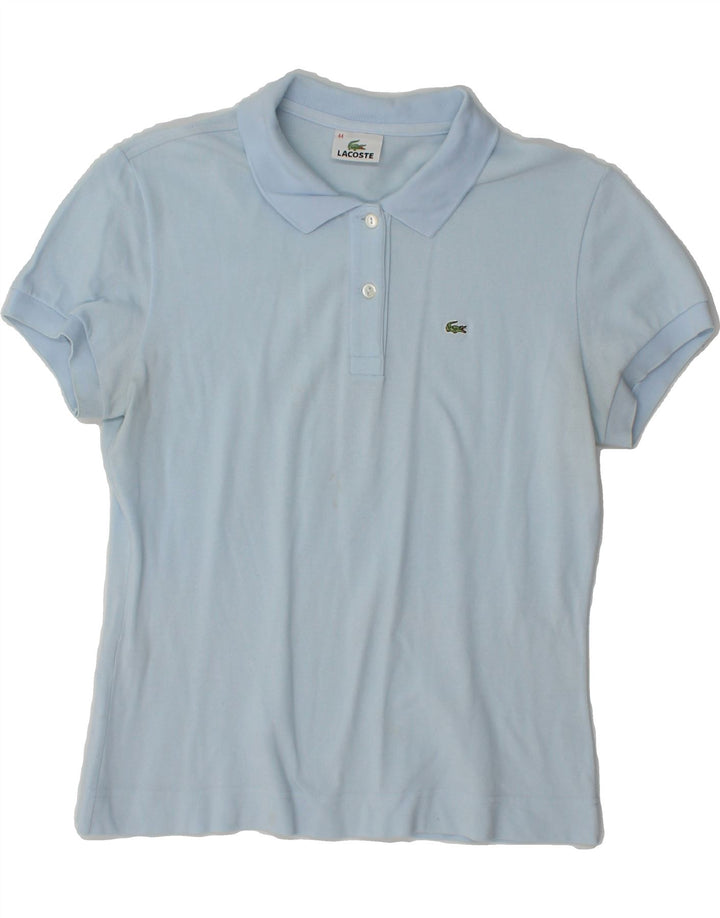 LACOSTE Womens Polo Shirt Size 44 Large Blue Cotton Vintage Lacoste and Second-Hand Lacoste from Messina Hembry 