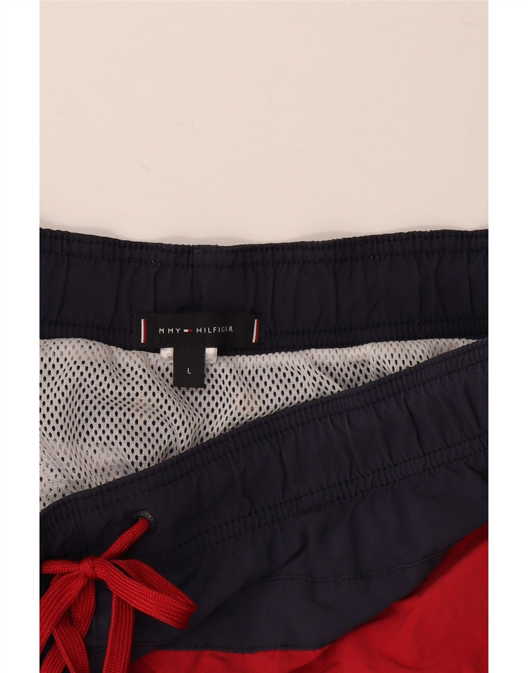 TOMMY HILFIGER Pantaloncini da bagno da uomo Grandi color block blu navy