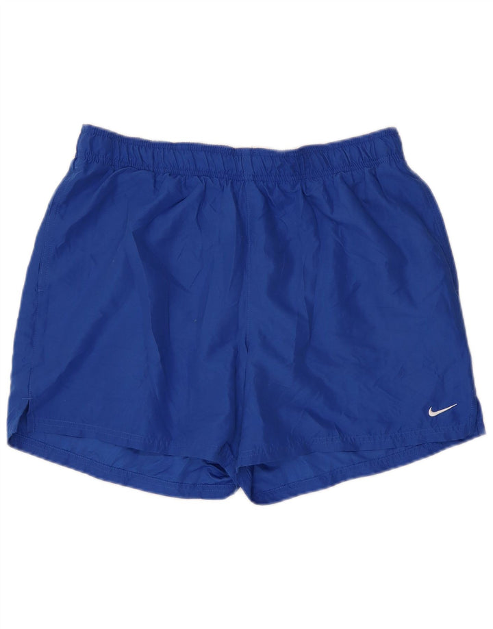 Pantaloncini da bagno Nike da uomo grandi in poliestere blu