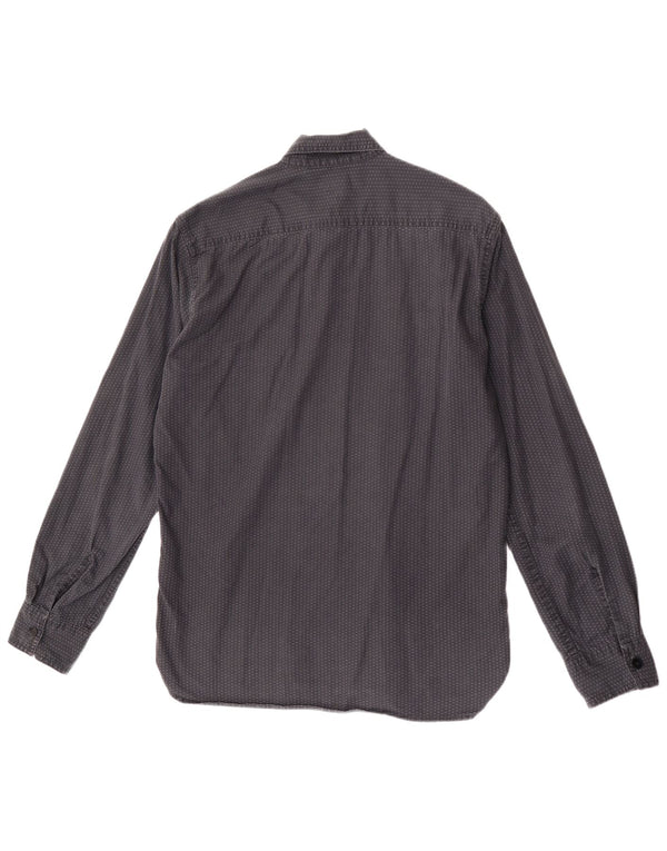 Camicia Levi's Uomo Cotone Maculato Medio Blu Navy