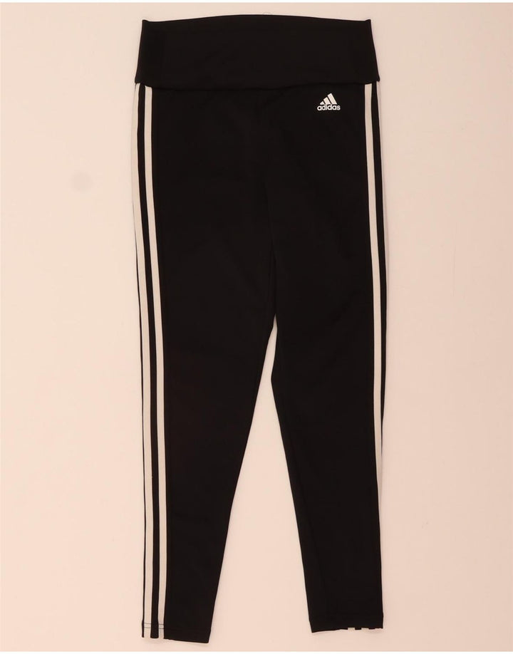 Leggings ADIDAS Aeroready da donna UK 12/14 Poliestere nero medio