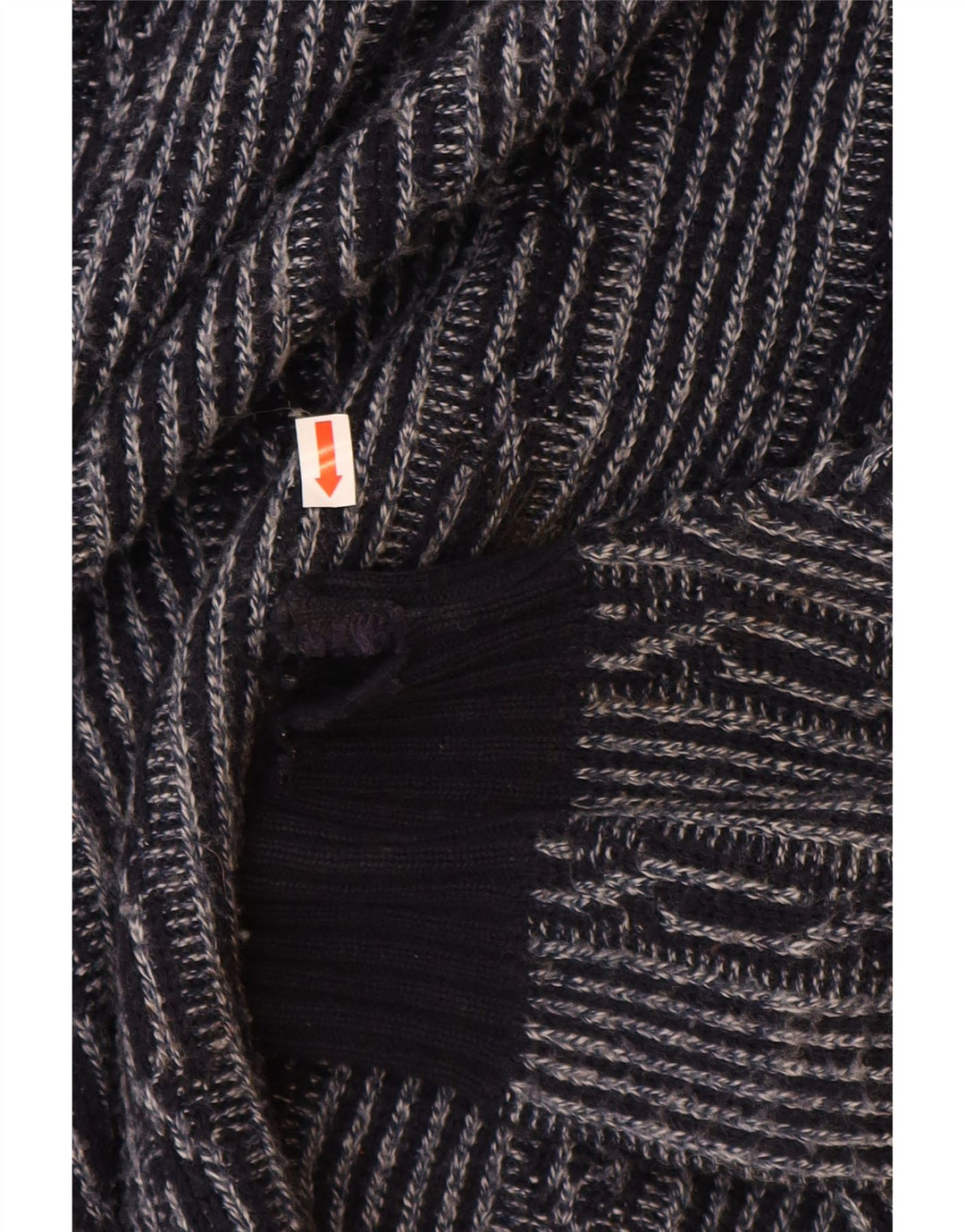 C&A Maglione da uomo con scollo a barca, grande, in poliacrilico Fair Isle blu navy