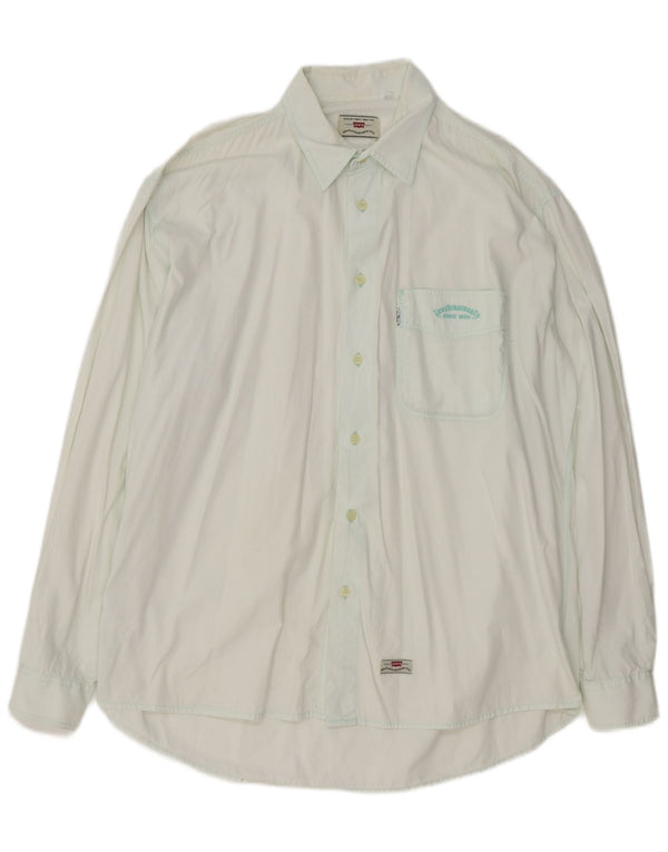 Camicia Levi's da uomo XL in cotone verde