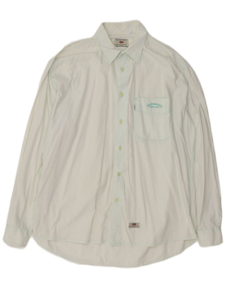 Camicia Levi's da uomo XL in cotone verde