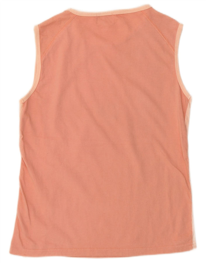 Canottiera grafica da donna Asics UK 12 cotone rosa medio