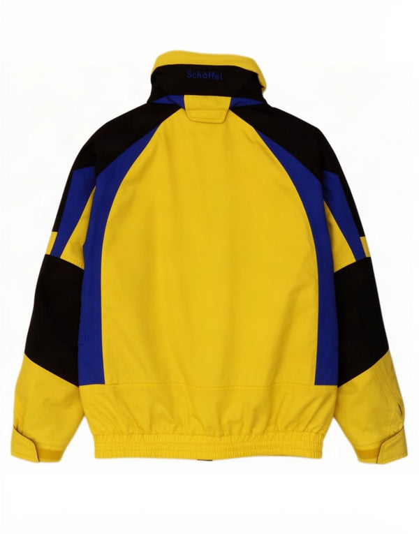 Giacca da sci da uomo Schoffel UK 42 XL Nylon color block giallo