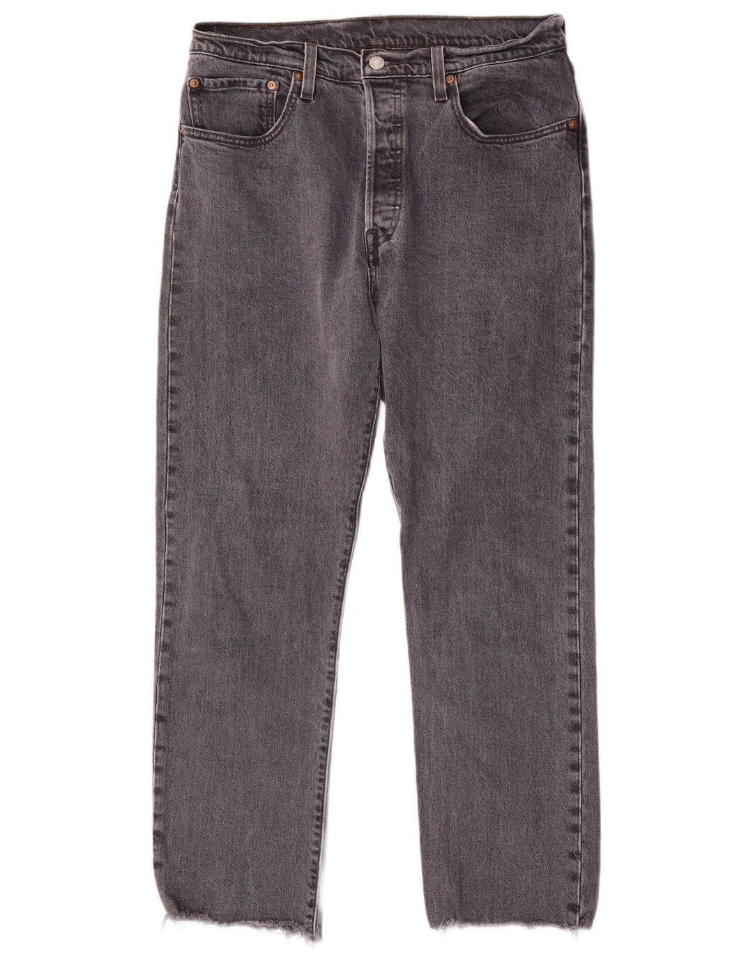 LEVI'S Jeans dritti da uomo 501 W31 L28 Cotone grigio