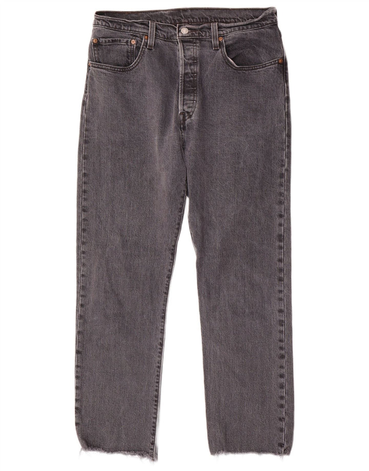 LEVI'S Jeans dritti da uomo 501 W31 L28 Cotone grigio