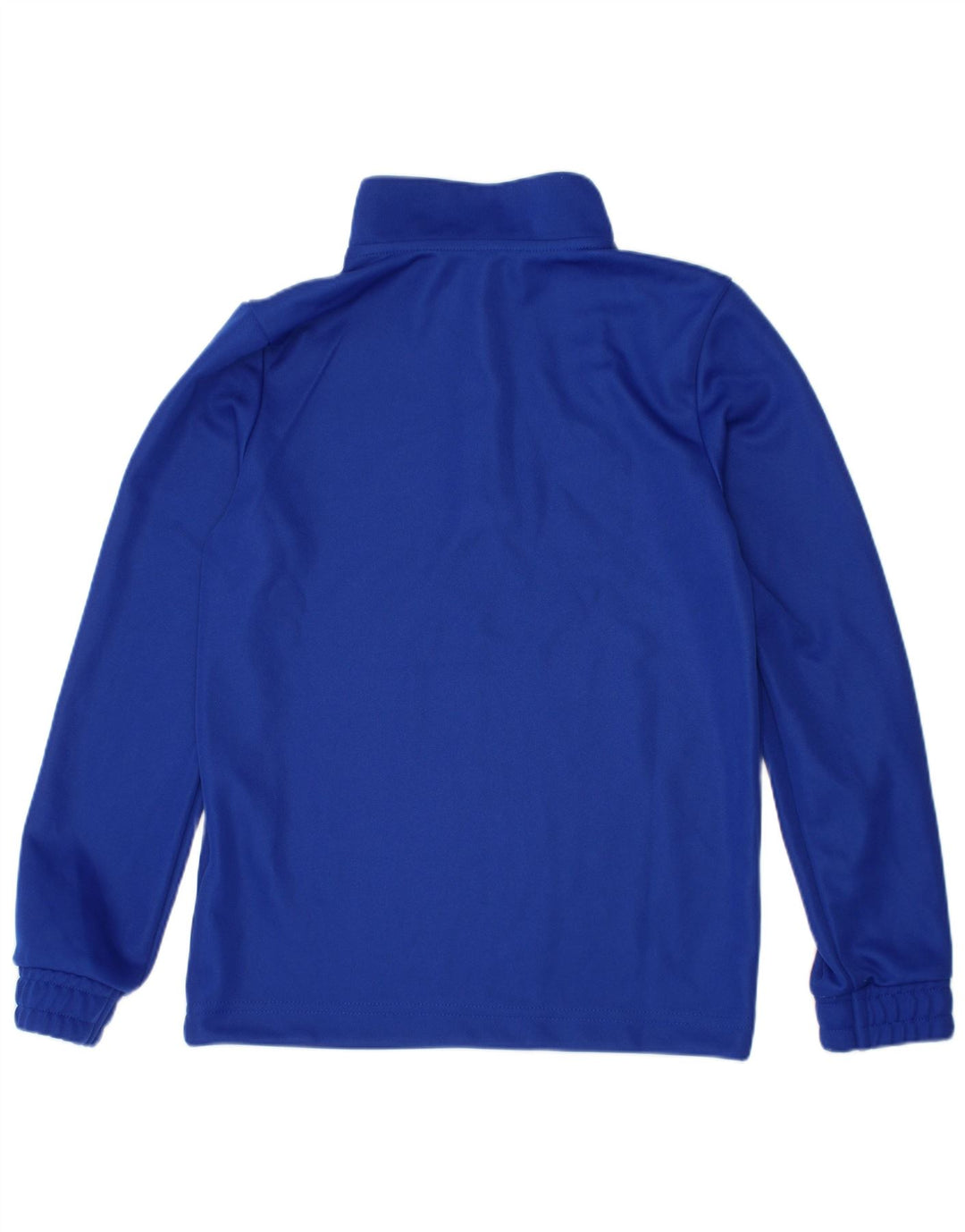 Top della tuta da ginnastica ADIDAS Aeroready Zip Neck Pullover 7-8 anni Blu