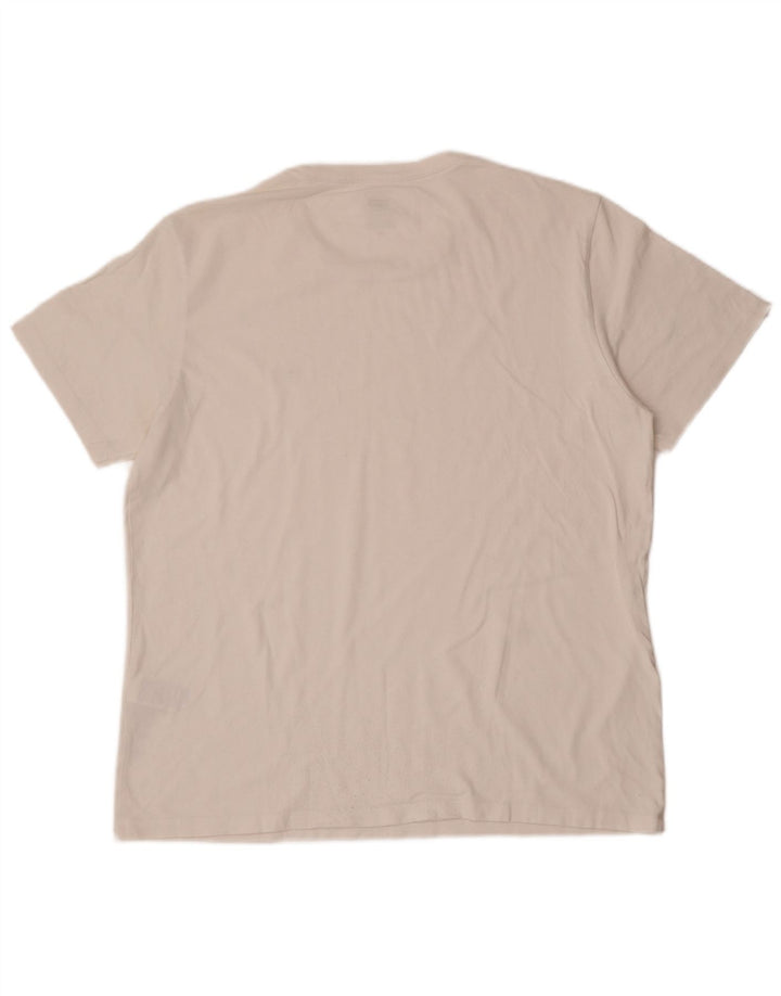 T-shirt standard da uomo Levi's Top grande in cotone bianco