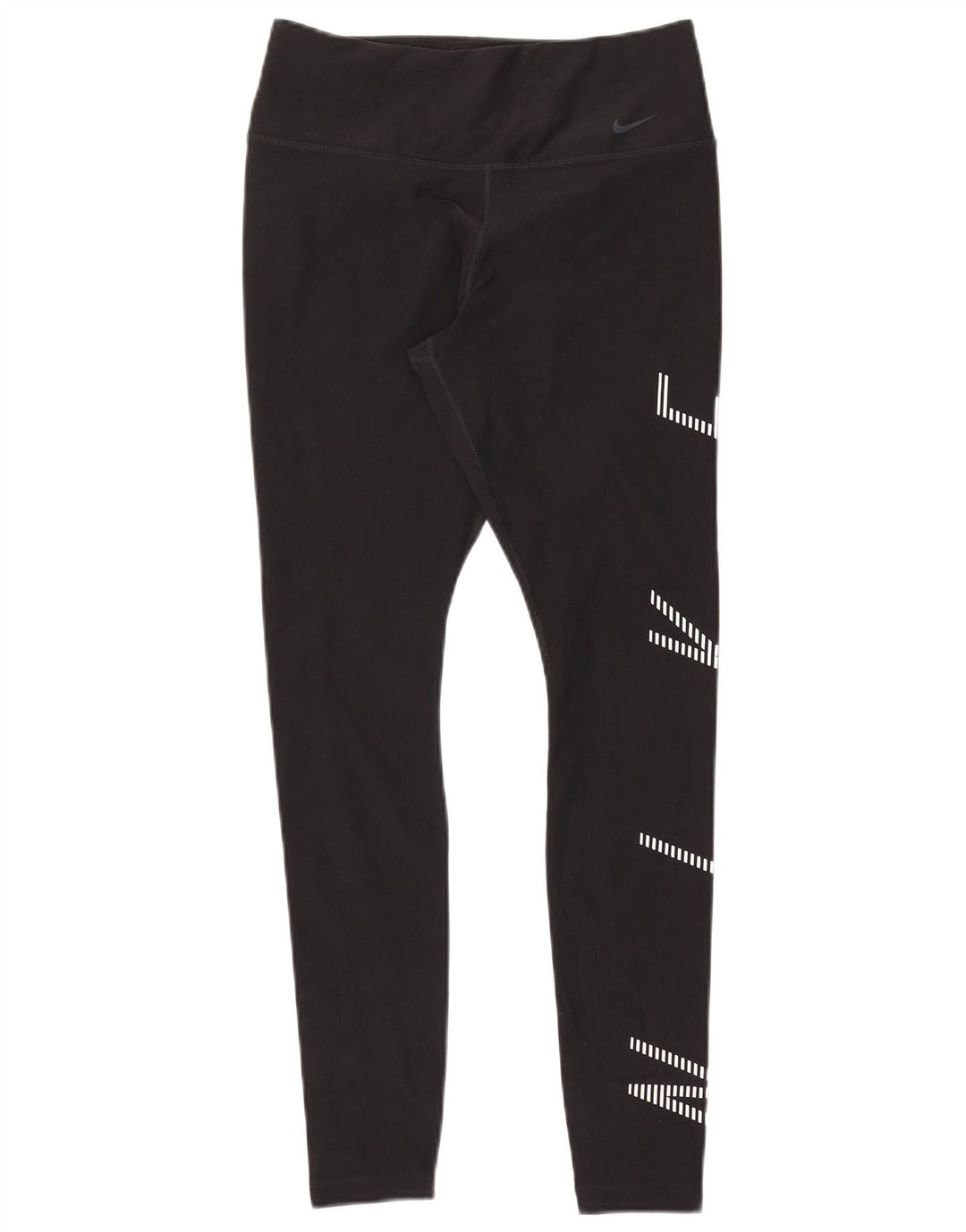 Leggings grafici Nike Dri Fit da donna UK 12 medio nero