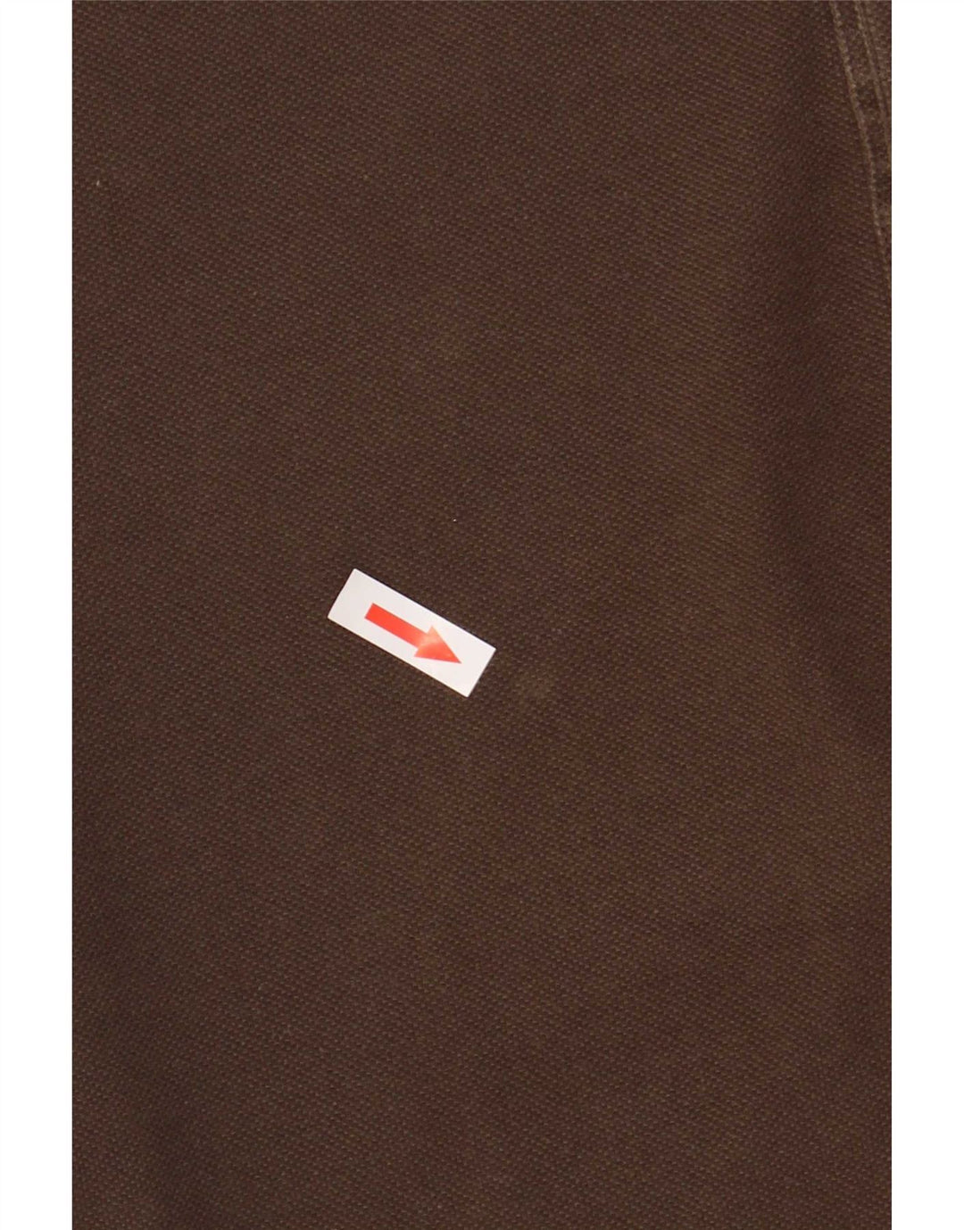 Polo da uomo a maniche lunghe Lacoste taglia 4 in cotone marrone medio