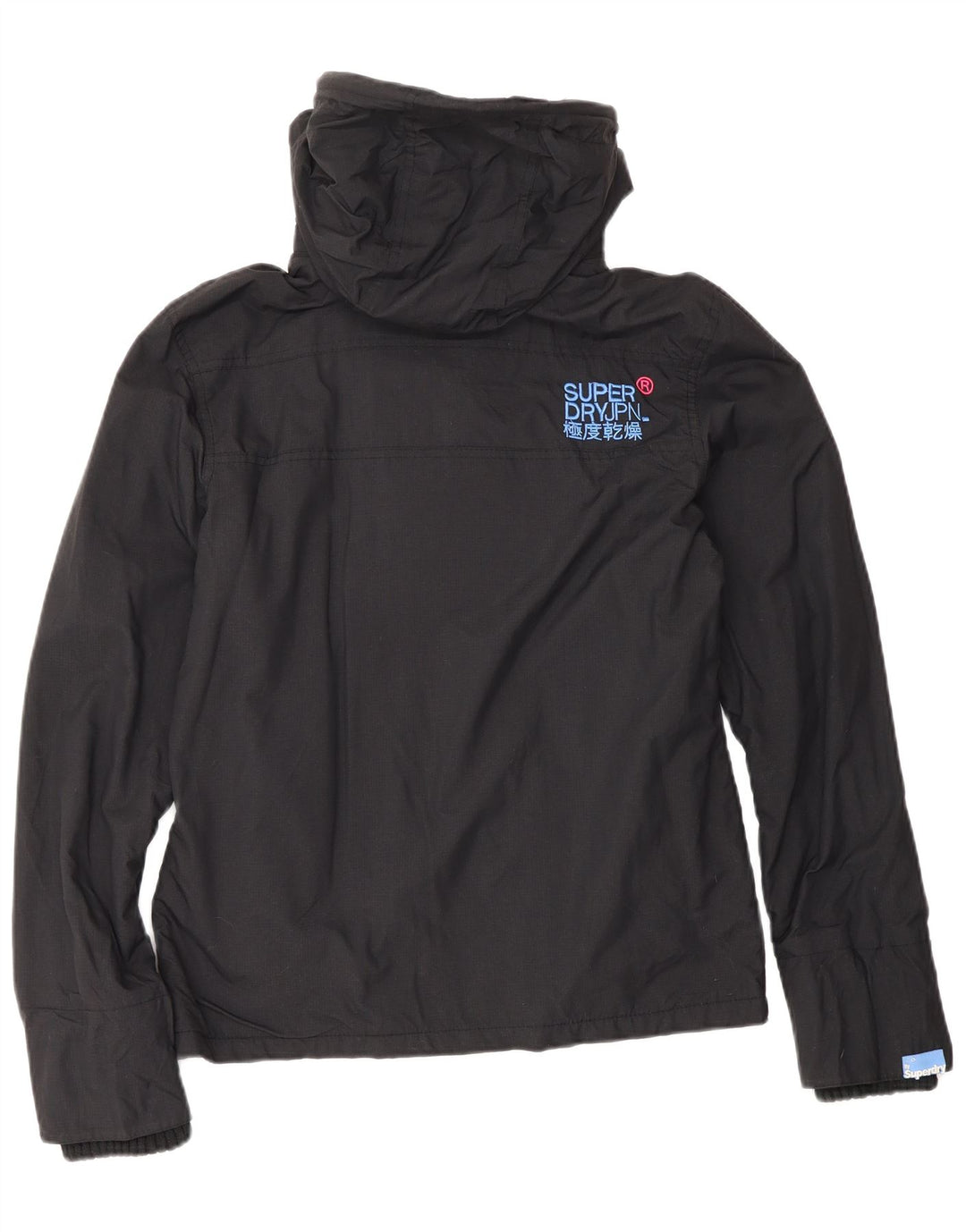 Giacca a vento grafica da donna Superdry Windcheater UK 10 piccola nera