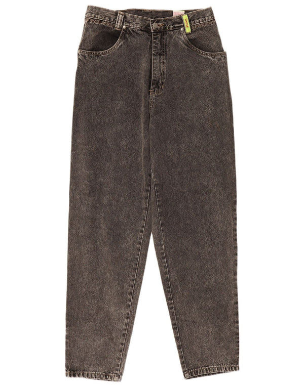 Jeans affusolati a vita alta da donna Vingar W32 L32 cotone grigio