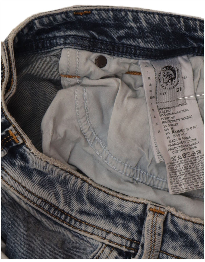 Jeans dritti da uomo Diesel W31 L27 cotone blu