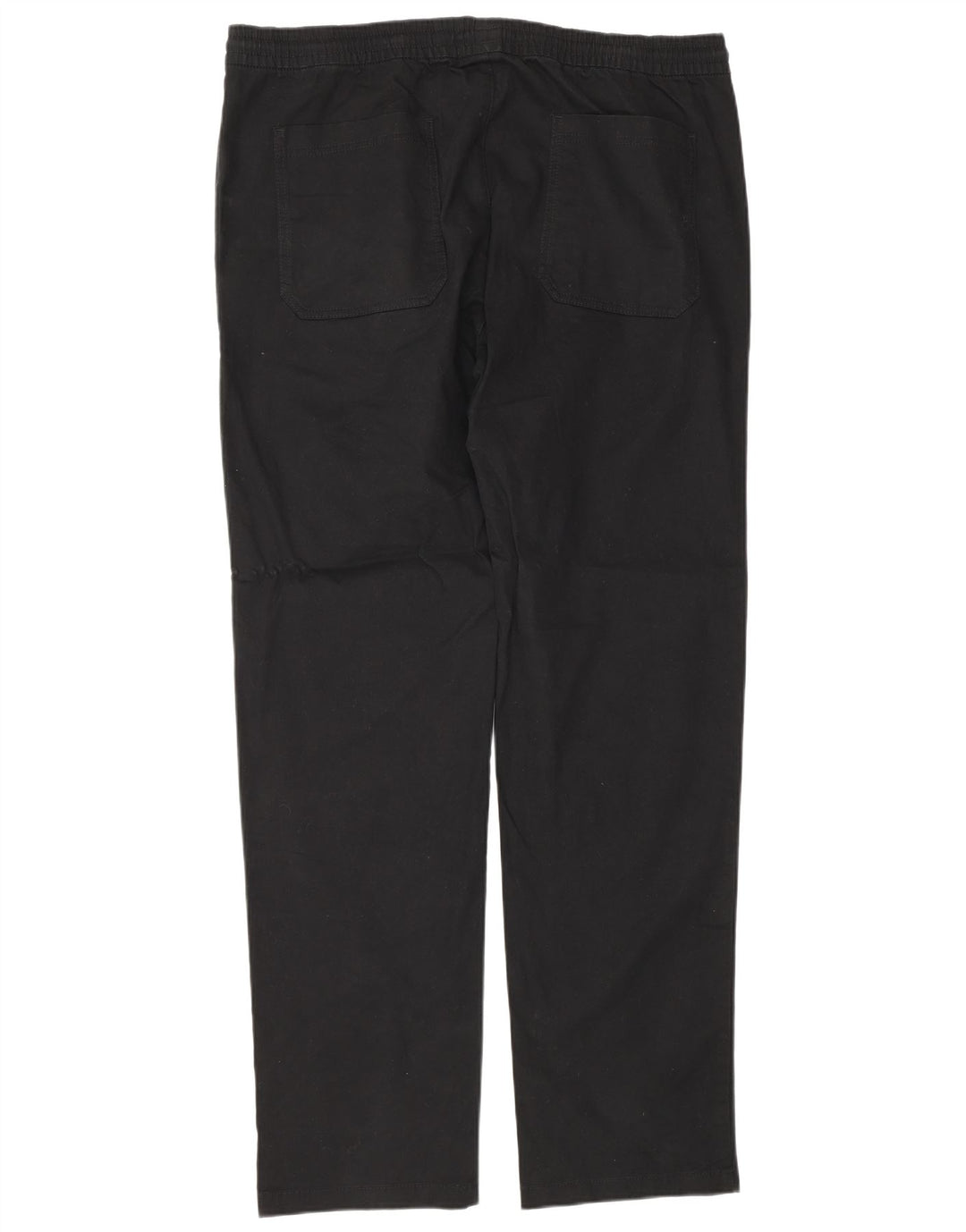 Pantaloni chino dritti da uomo Marks & Spencer W38 L33 cotone nero