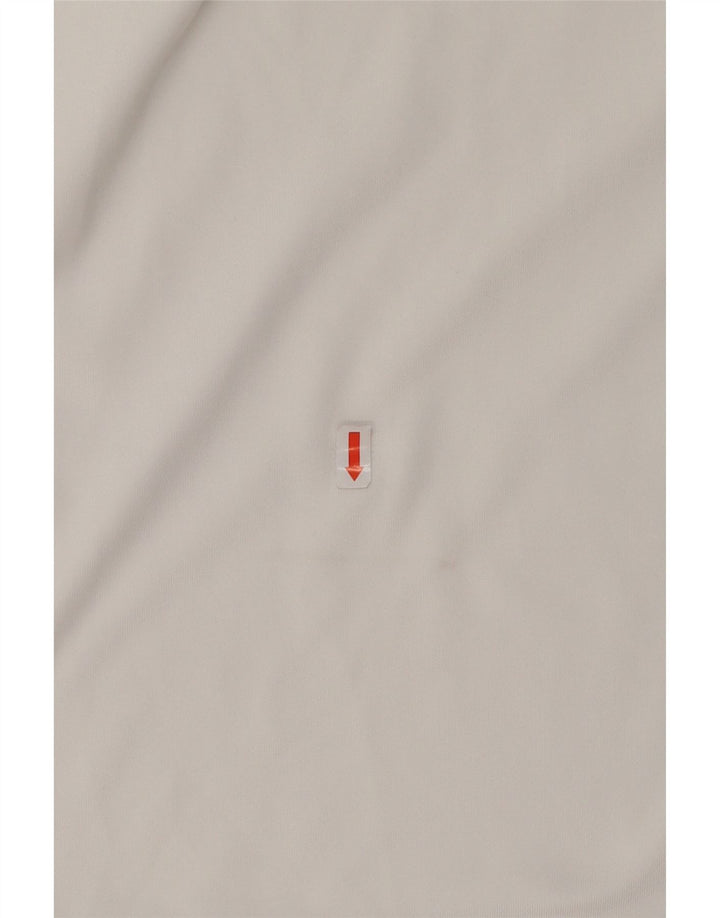 ADIDAS Mens Polo Shirt Small White Colourblock Polyester