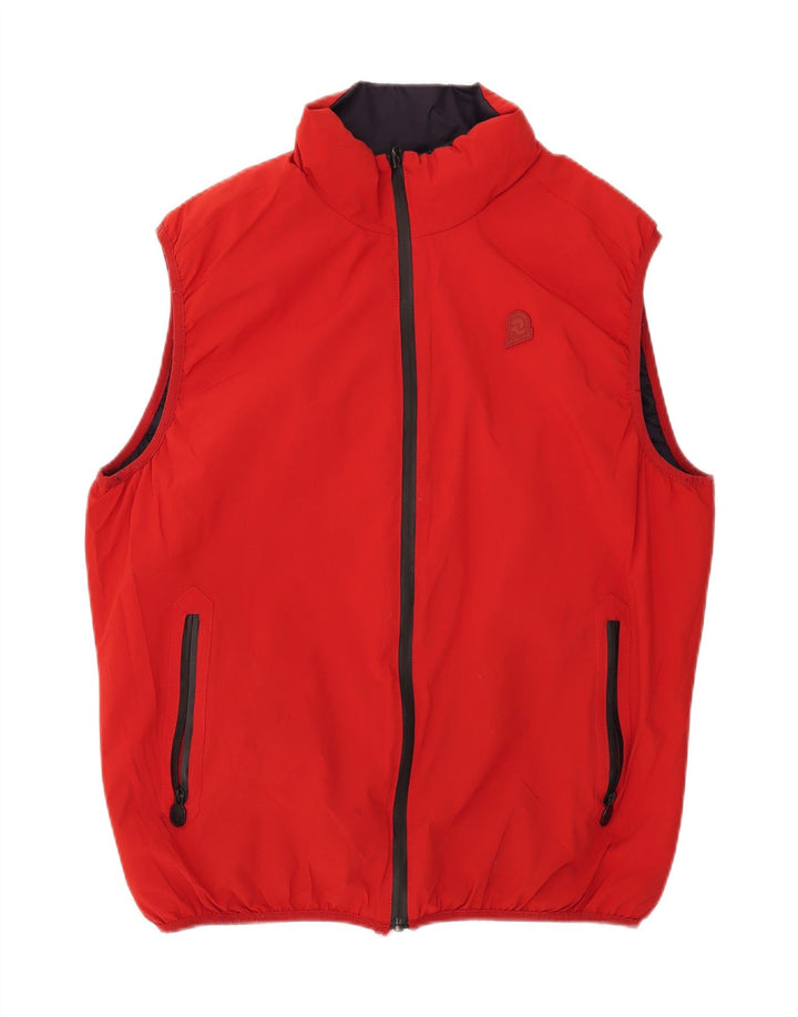 INVICTA Mens Reversible Padded Gilet UK 44 2XL Navy Blue Polyester Vintage Invicta and Second-Hand Invicta from Messina Hembry 