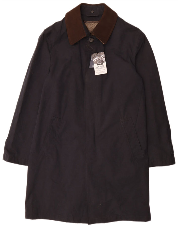 Cappotto giacca a vento da uomo Marks & Spencer UK 36 piccolo blu navy classico