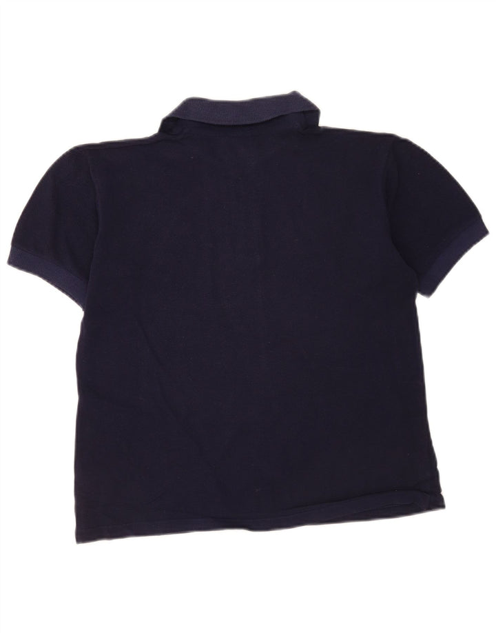Polo Kappa da donna UK 8 Small in cotone blu navy