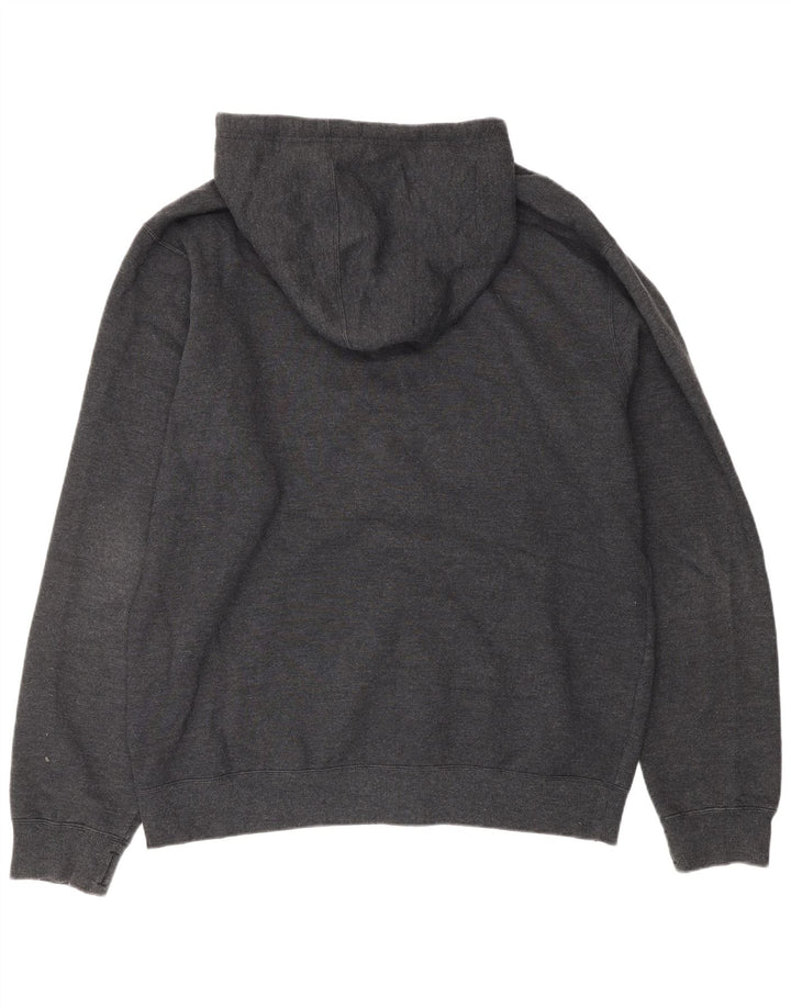 Felpa con cappuccio e zip grafica da uomo HURLEY grande in poliestere grigio