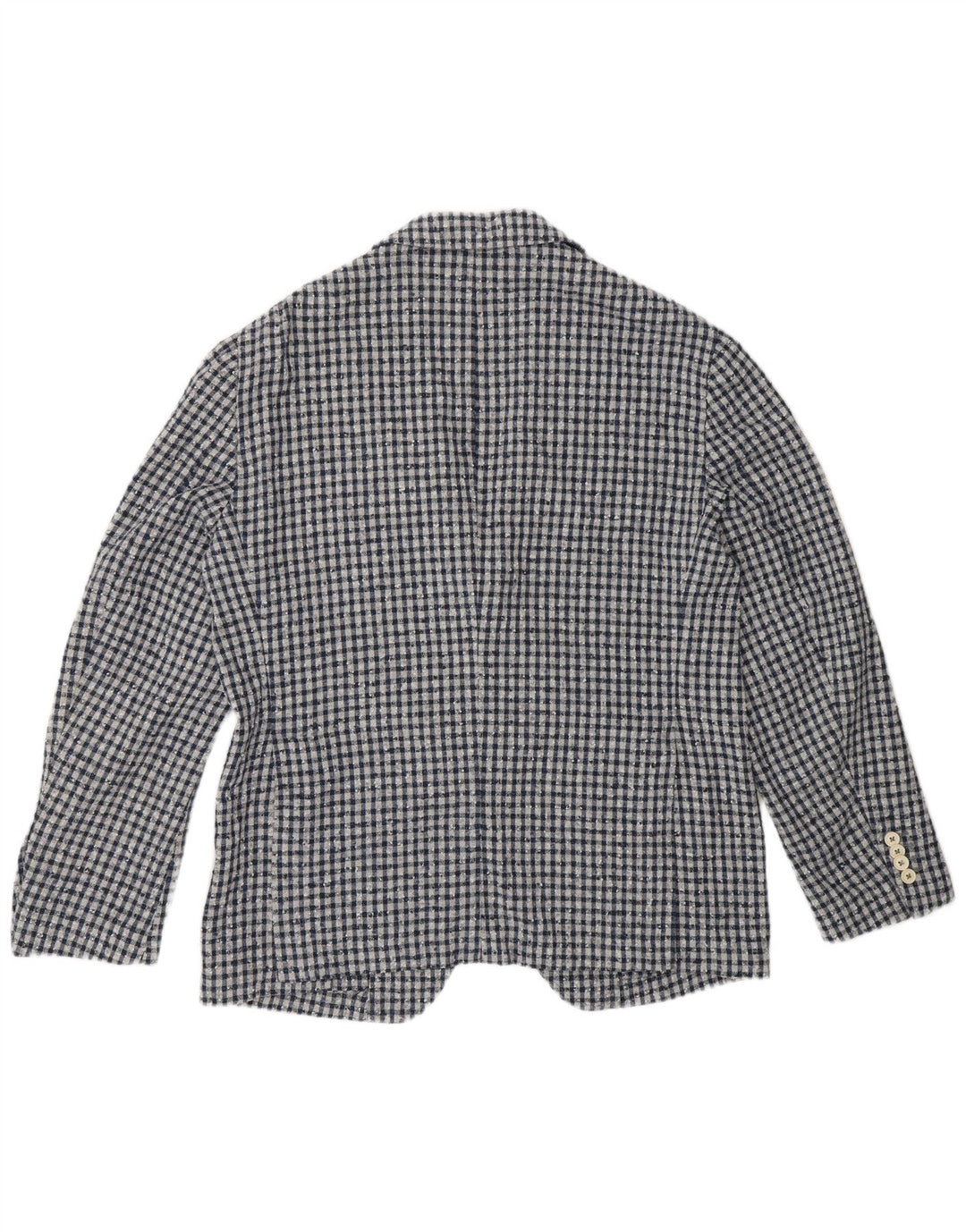 Fradi Giacca blazer a 2 bottoni da uomo IT 54 2XL Cotone a quadri grigio