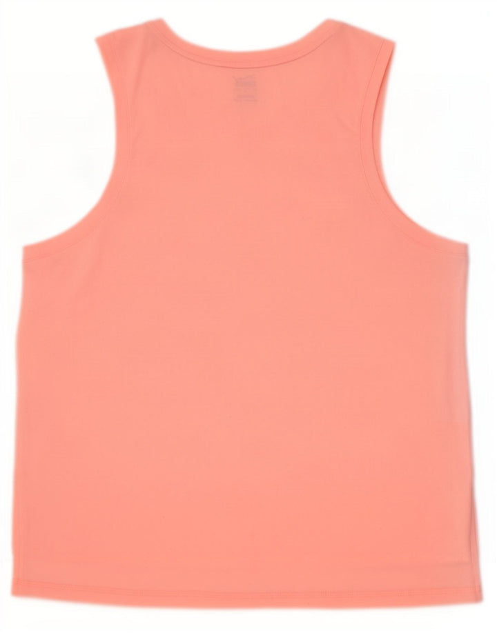 Canotta grafica da donna Puma UK 16 grande rosa poliestere