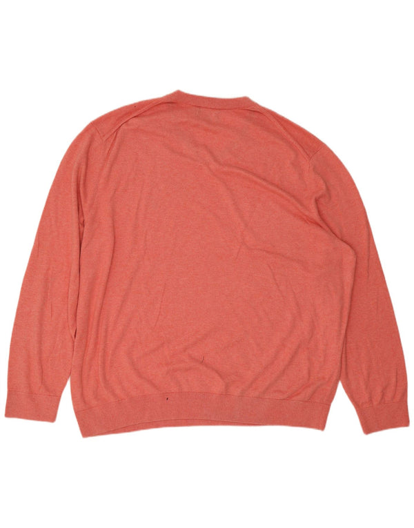 Maglione da uomo con scollo a V Nautica 3XL cotone rosa