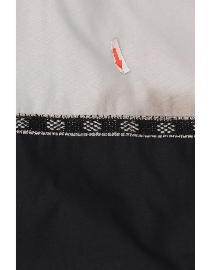 Giacca da tuta da uomo vintage EU 40 color block blu navy medio