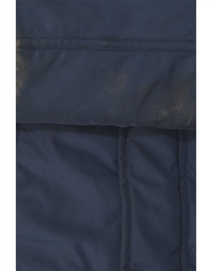 Giacca imbottita con cappuccio Tommy Hilfiger per ragazzi 9-10 anni in poliestere blu navy