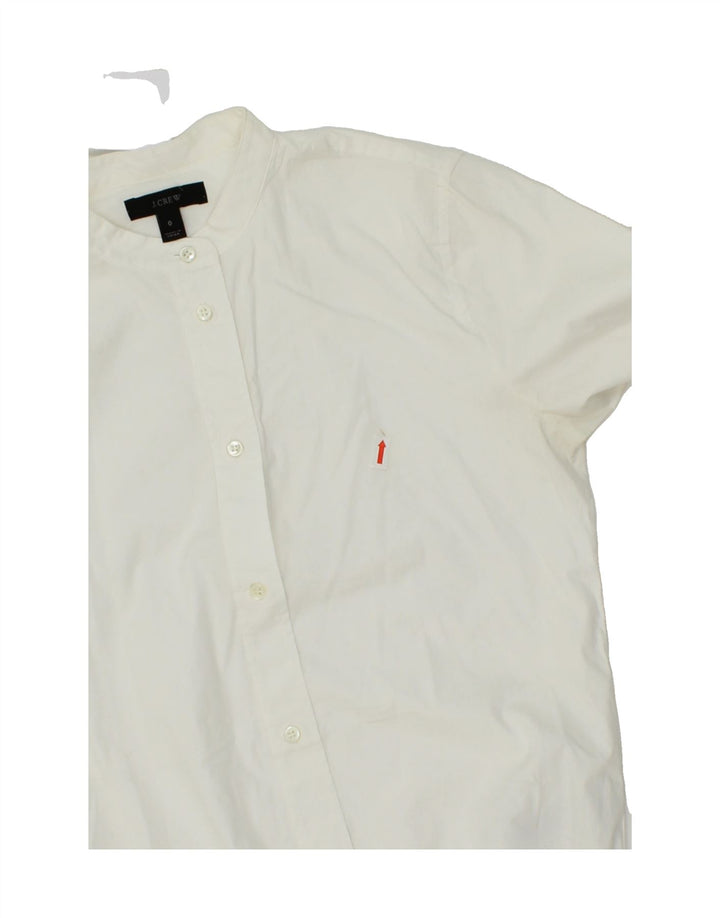 J. CREW Womens Long Sleeve Bodysuit US 0 XS White Cotton Vintage J. Crew and Second-Hand J. Crew from Messina Hembry 