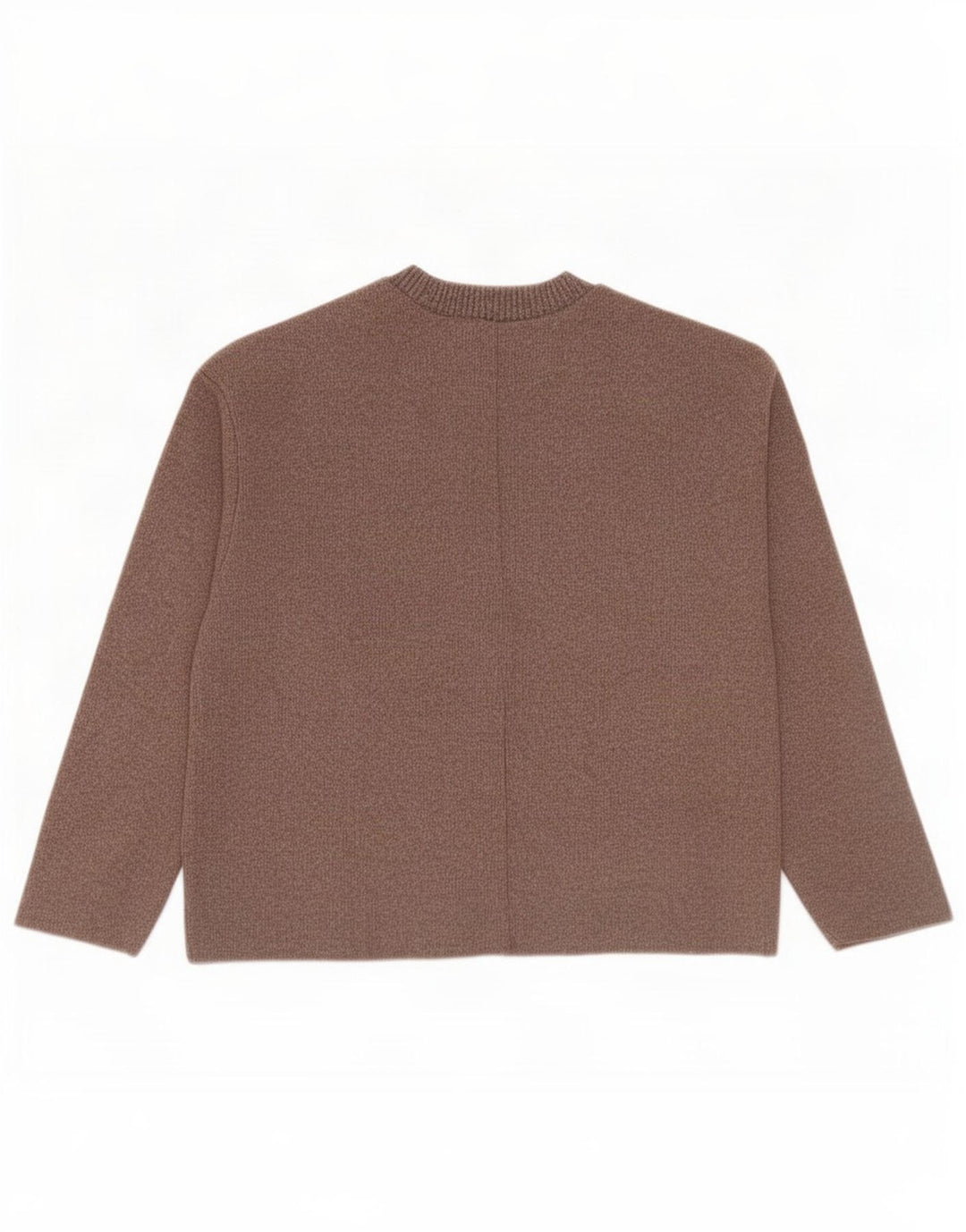 Top in camicetta da donna Zara UK 14 Poliestere marrone medio