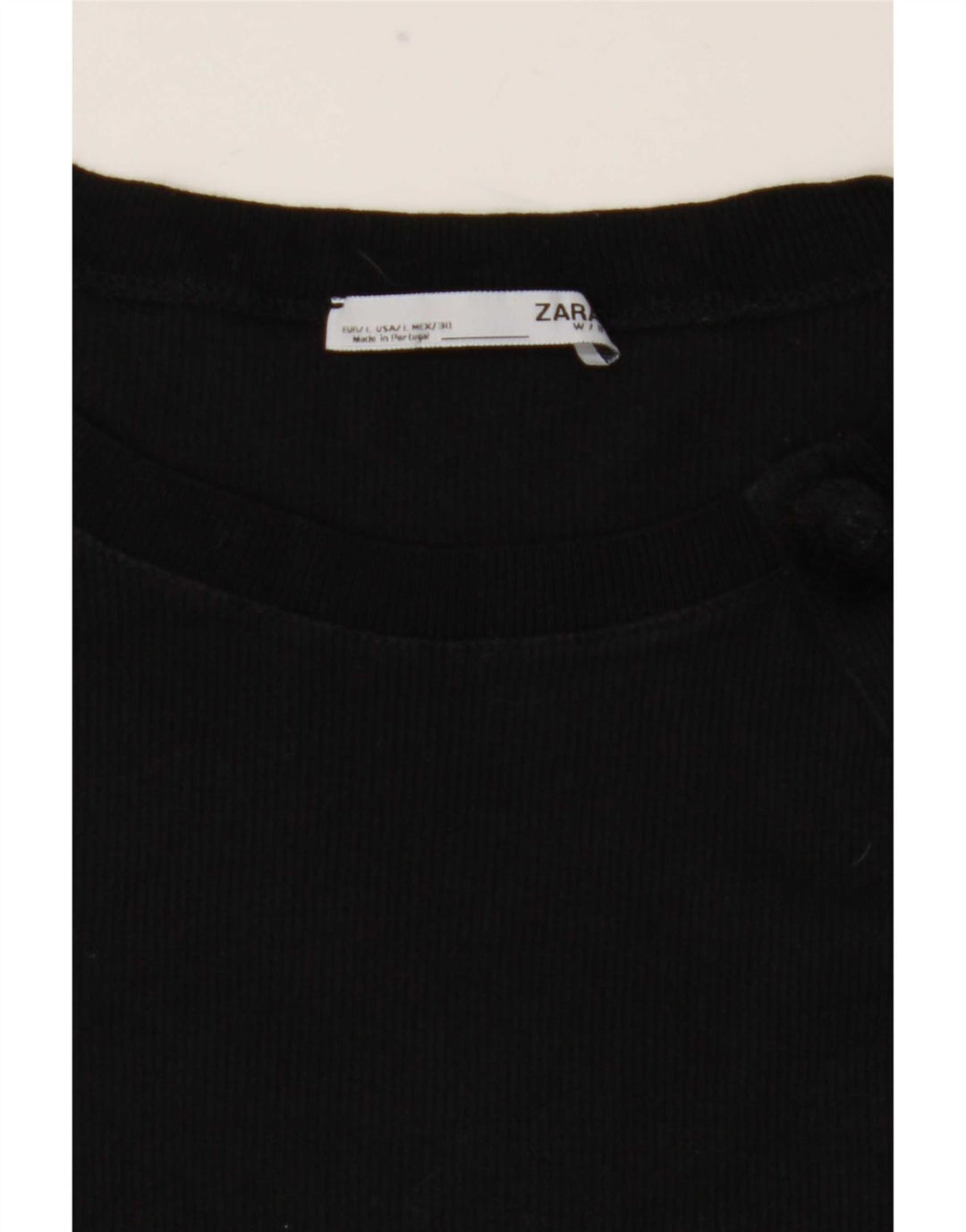 T-shirt grafica da donna Zara Top UK 14 grande nera