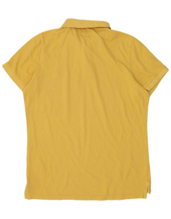 Polo da uomo Superdry XL in cotone giallo