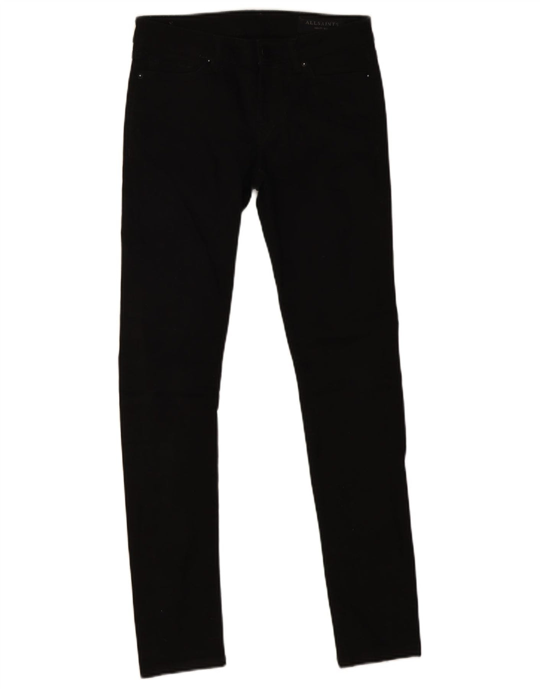 Jeans skinny da donna All Saints W26 L28 cotone nero