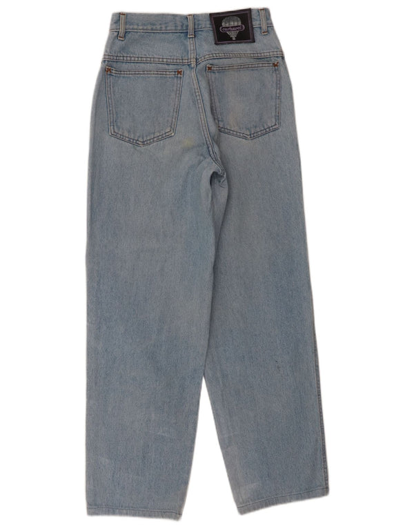 Cacharel Womens High Rise Loose Jeans W28 L29 Blue Cotton