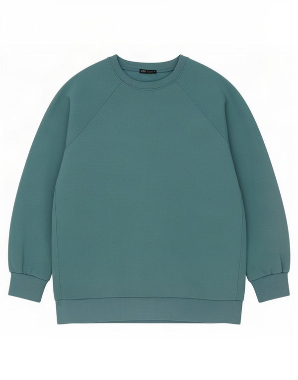 Felpa oversize da donna Zara UK 14 Blu medio