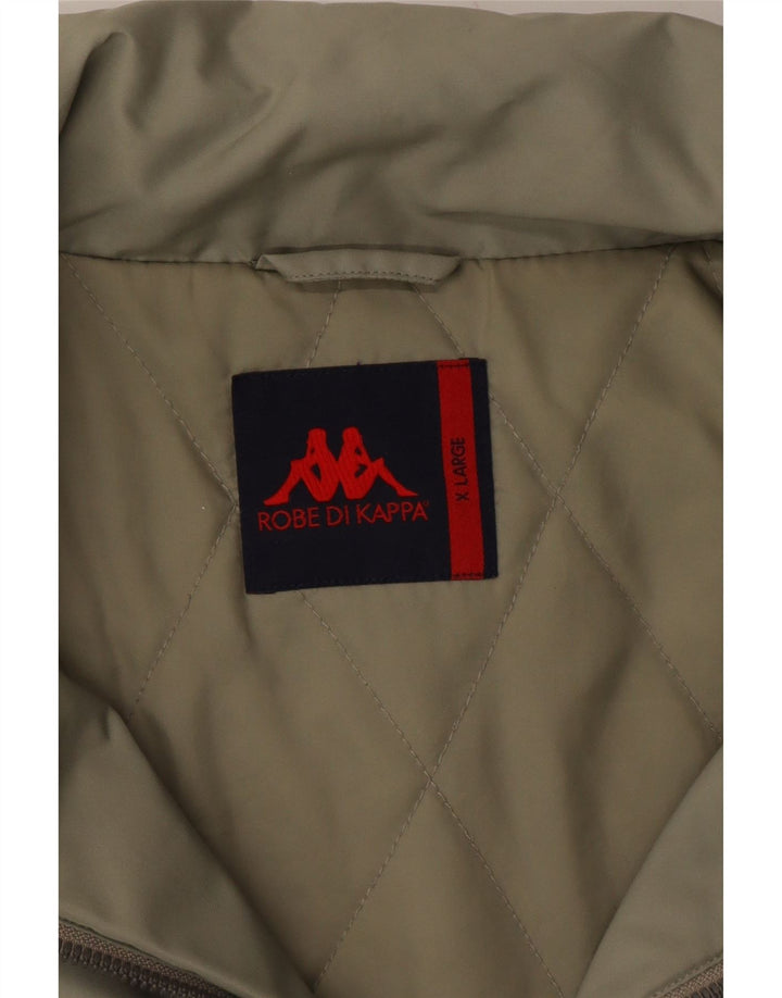 KAPPA Mens Liner Windbreaker Jacket UK 42 XL Green Polyester Vintage Kappa and Second-Hand Kappa from Messina Hembry 