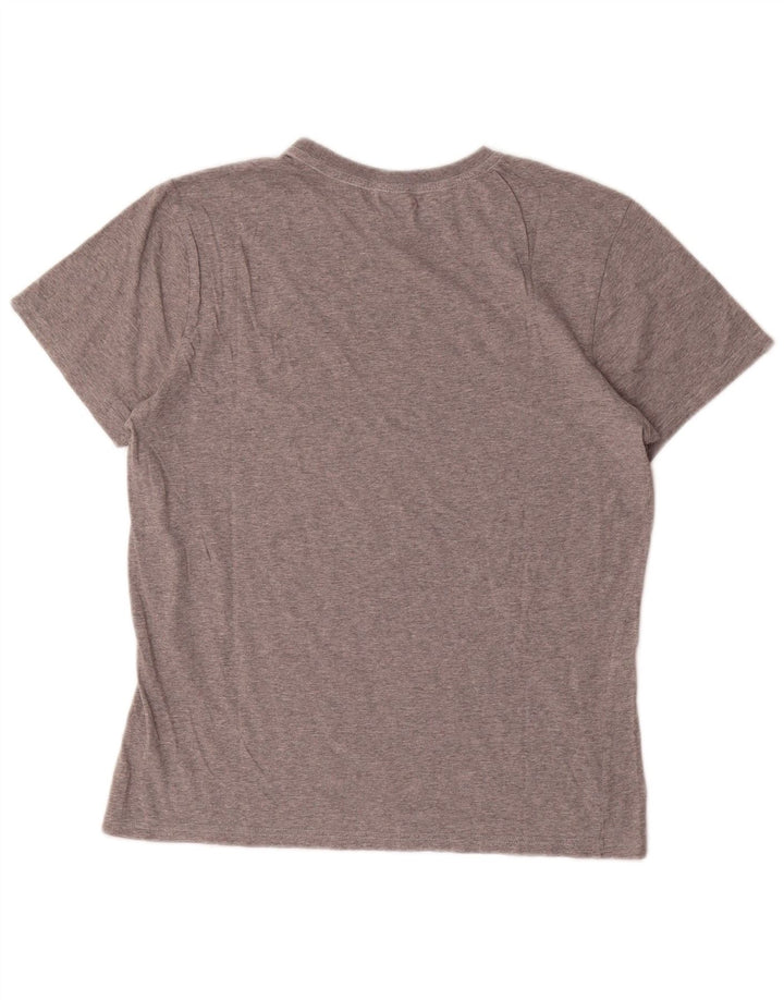 T-shirt grafica da uomo The North Face Top in cotone chiazzato grigio medio