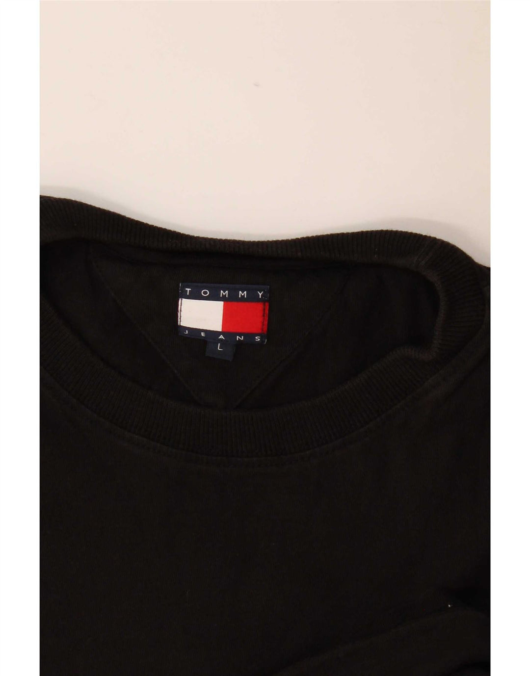 T-shirt da uomo Tommy Hilfiger grande nera